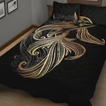 Bohemian Spiritual Fish Print Quilt Bed Set