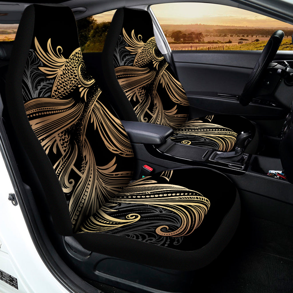 Bohemian Spiritual Fish Print Universal Fit Car Seat Covers