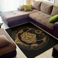 Bohemian Sun And Moon Print Floor Mat