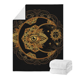 Bohemian Sun And Moon Print Blanket