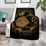 Bohemian Sun And Moon Print Blanket