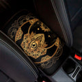 Bohemian Sun And Moon Print Car Center Console Cover