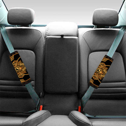 Bohemian Sun And Moon Print Car Seat Belt Covers