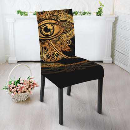 Bohemian Sun And Moon Print Dining Chair Slipcover