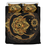 Bohemian Sun And Moon Print Duvet Cover Bedding Set
