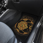 Bohemian Sun And Moon Print Front and Back Car Floor Mats