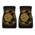 Bohemian Sun And Moon Print Front Car Floor Mats