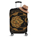 Bohemian Sun And Moon Print Luggage Cover