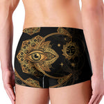 Bohemian Sun And Moon Print Men's Boxer Briefs