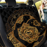 Bohemian Sun And Moon Print Pet Car Back Seat Cover