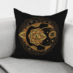 Bohemian Sun And Moon Print Pillow Cover