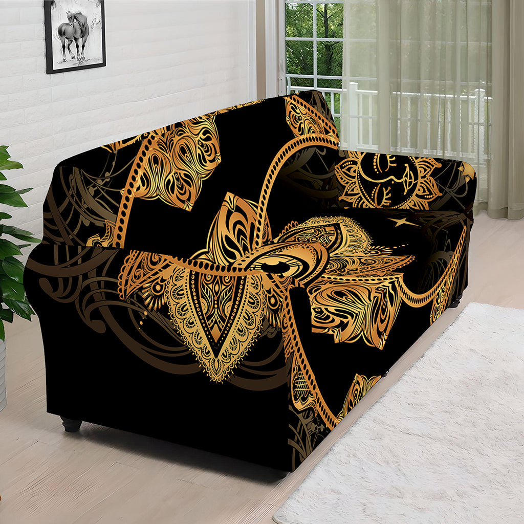 Bohemian Sun And Moon Print Sofa Cover