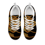 Bohemian Sun And Moon Print White Sneakers