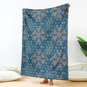 Boho Chic Mandala Floral Print Blanket