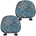 Boho Chic Mandala Floral Print Car Headrest Covers