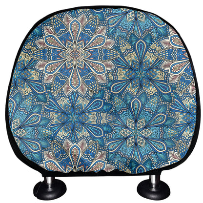 Boho Chic Mandala Floral Print Car Headrest Covers