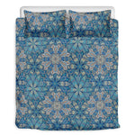 Boho Chic Mandala Floral Print Duvet Cover Bedding Set