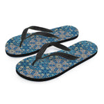 Boho Chic Mandala Floral Print Flip Flops