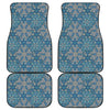 Boho Chic Mandala Floral Print Front and Back Car Floor Mats