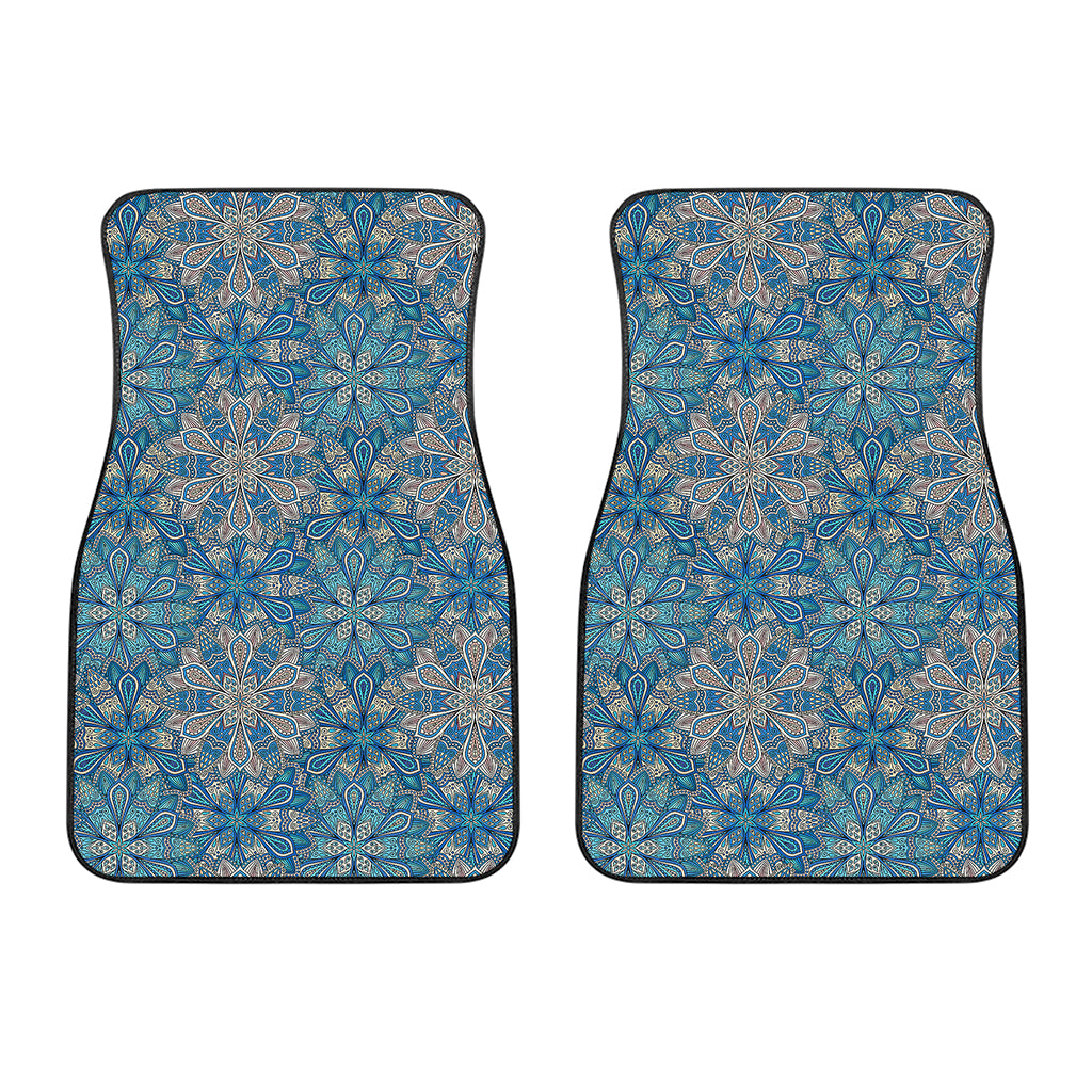 Boho Chic Mandala Floral Print Front Car Floor Mats