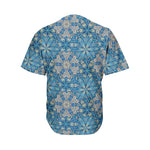 Boho Chic Mandala Floral Print Men's Baseball Jersey