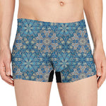 Boho Chic Mandala Floral Print Men's Boxer Briefs