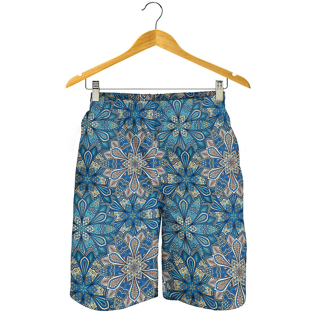 Boho Chic Mandala Floral Print Men's Shorts