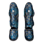 Boho Chic Mandala Floral Print Muay Thai Shin Guard