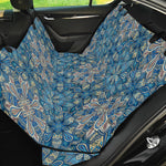 Boho Chic Mandala Floral Print Pet Car Back Seat Cover