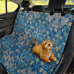 Boho Chic Mandala Floral Print Pet Car Back Seat Cover