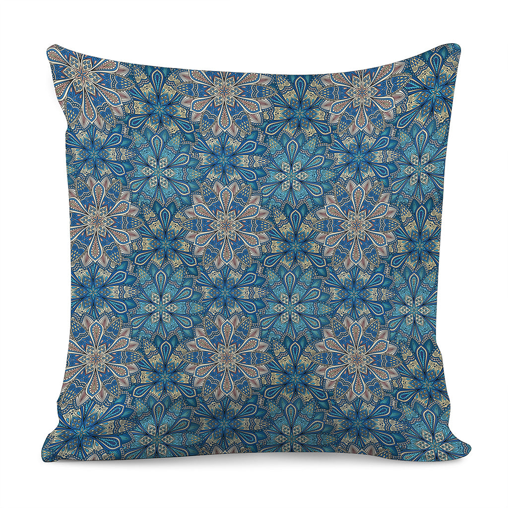 Boho Chic Mandala Floral Print Pillow Cover
