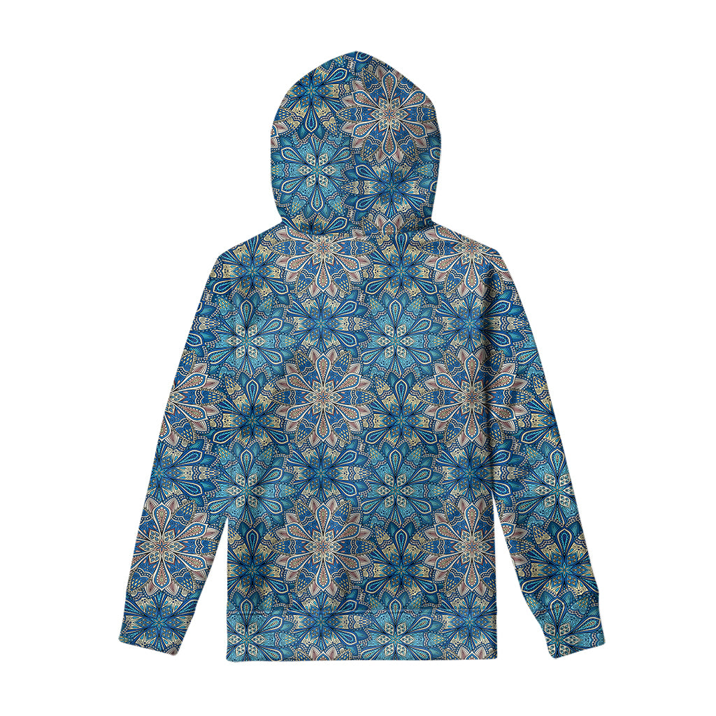 Boho Chic Mandala Floral Print Pullover Hoodie