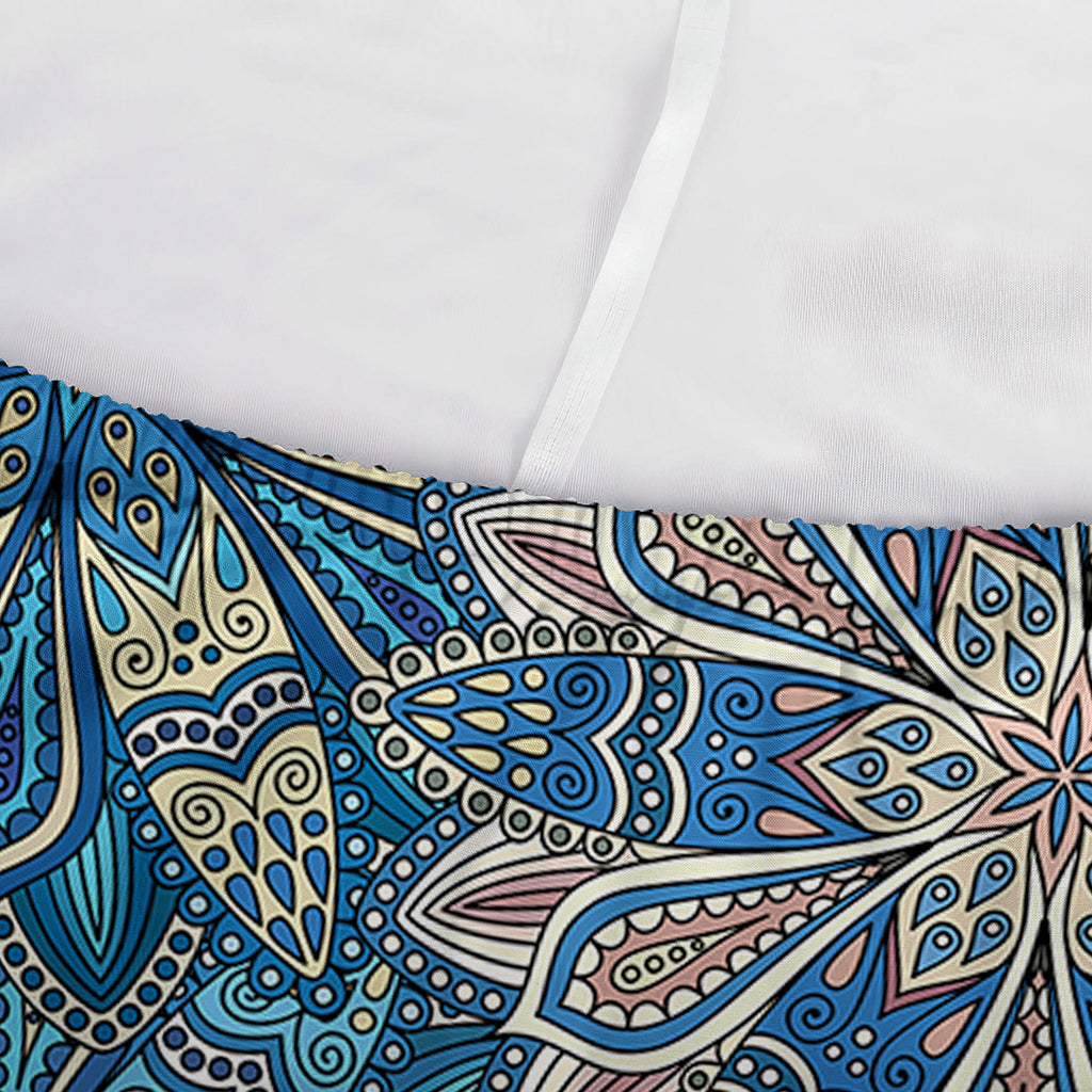 Boho Chic Mandala Floral Print Sofa Cover