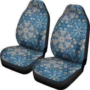 Boho Chic Mandala Floral Print Universal Fit Car Seat Covers