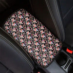 Boho Deer Skull Pattern Print Car Center Console Cover