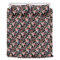 Boho Deer Skull Pattern Print Duvet Cover Bedding Set