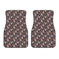 Boho Deer Skull Pattern Print Front Car Floor Mats