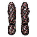 Boho Deer Skull Pattern Print Muay Thai Shin Guards