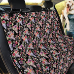 Boho Deer Skull Pattern Print Pet Car Back Seat Cover