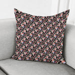 Boho Deer Skull Pattern Print Pillow Cover