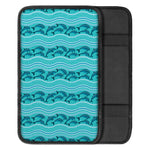 Boho Dolphin Pattern Print Car Center Console Cover