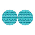 Boho Dolphin Pattern Print Car Coasters