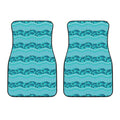 Boho Dolphin Pattern Print Front Car Floor Mats