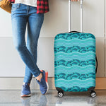 Boho Dolphin Pattern Print Luggage Cover