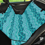 Boho Dolphin Pattern Print Pet Car Back Seat Cover