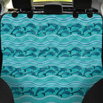 Boho Dolphin Pattern Print Pet Car Back Seat Cover