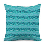 Boho Dolphin Pattern Print Pillow Cover