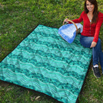 Boho Dolphin Pattern Print Quilt