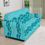 Boho Dolphin Pattern Print Sofa Cover