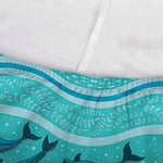 Boho Dolphin Pattern Print Sofa Cover